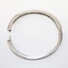 Picture of 18k White Gold Blue & White Diamond Bangle Bracelet, 5.00ct