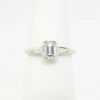 Picture of Emerald Cut Diamond Solitaire Ring