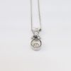 Picture of 0.25ct Diamond Solitaire Pendant, 14k White Gold