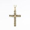 Picture of 0.50 Diamond Cross Pendant, 14k Yellow Gold