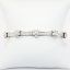 Picture of 14k White Gold & 5.00ct Diamond Flower Station Bracelet