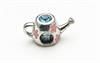 Picture of Chamilia - Watering Can Sterling Silver Coral Ednamel& Aquamarine.