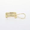 Picture of 0.50ct Diamond Channel Set Earrings, 14k Yellow Gold