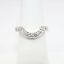 Picture of 0.38ct Diamond Crescent Band Ring, 14k White Gold