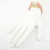 Picture of 18k Yellow Gold Cartier Wristwatch with Pink Leather Band