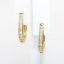Picture of 0.50ct Diamond Hoop Earrings, 14k Yellow Gold