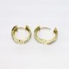 Picture of Diamond Hoop Earrings, 14k Two-Tone Gold