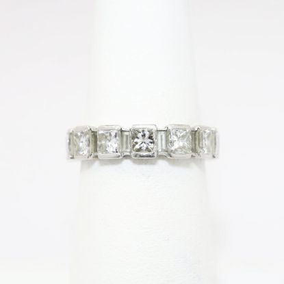 Picture of 2.80ct Square Brilliant Cut Diamonds Set in an 18k White Gold Band