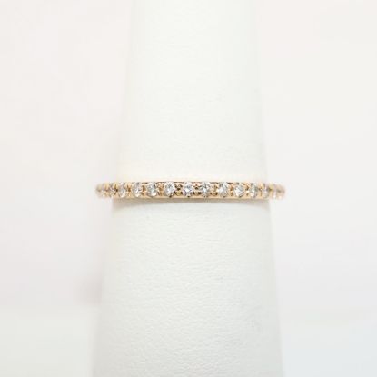 Picture of 0.25ct Diamond Band Ring, 18k Rose Gold