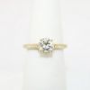 Picture of  Diamond Solitaire Ring in 14k Yellow Gold