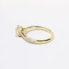 Picture of  Diamond Solitaire Ring in 14k Yellow Gold