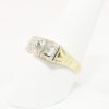 Picture of 14k Yellow Gold Old European Diamond Men's Ring
