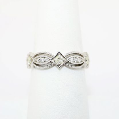 Picture of 0.31ct Diamond Band in 14k White Gold