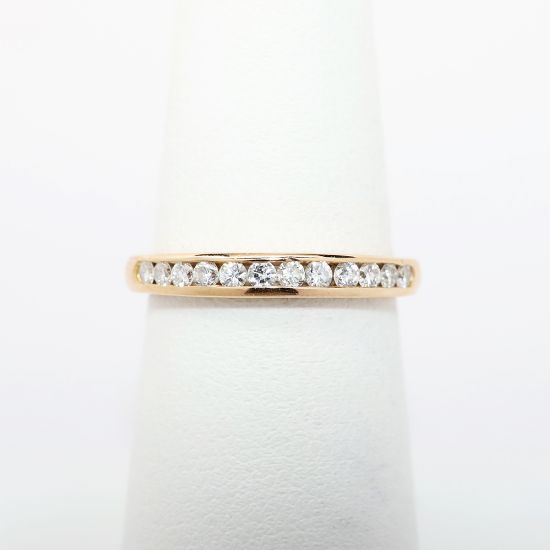 Picture of 0.33ct Diamond Band Ring in 14k Rose Gold