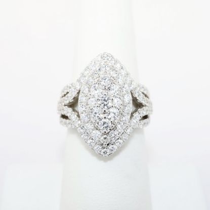 Picture of 3.25ct Diamond Cluster Ring in 14k White Gold