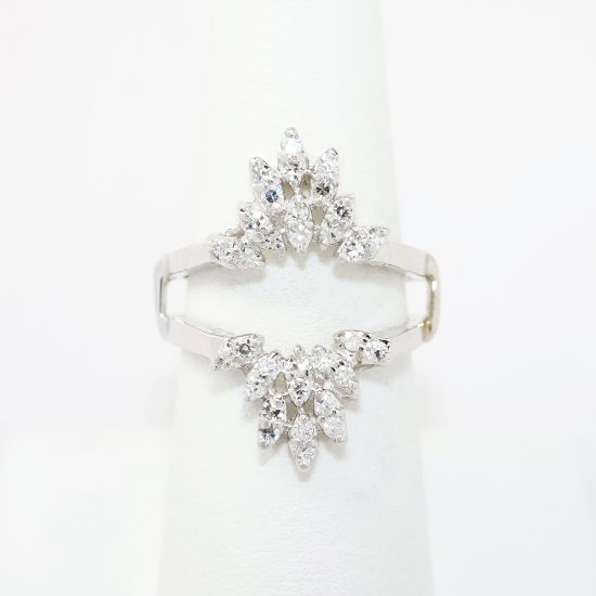 Picture of 0.50ct Diamond Insert Ring in 14k White Gold