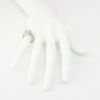 Picture of 1ct Round Brilliant Cut Diamond Ring in White Gold & Palladium