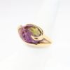 Picture of 18k Rose Gold Quartz Ring with Rutilated Quartz & Amethyst