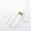 Picture of 18k Rose Gold Quartz Ring with Rutilated Quartz & Amethyst