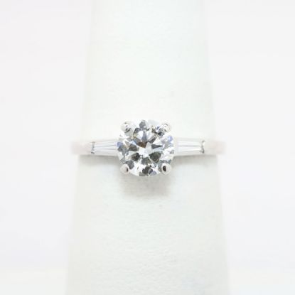 Picture of 0.73ct Round Brilliant Cut Diamond Solitaire Ring, VVS, F