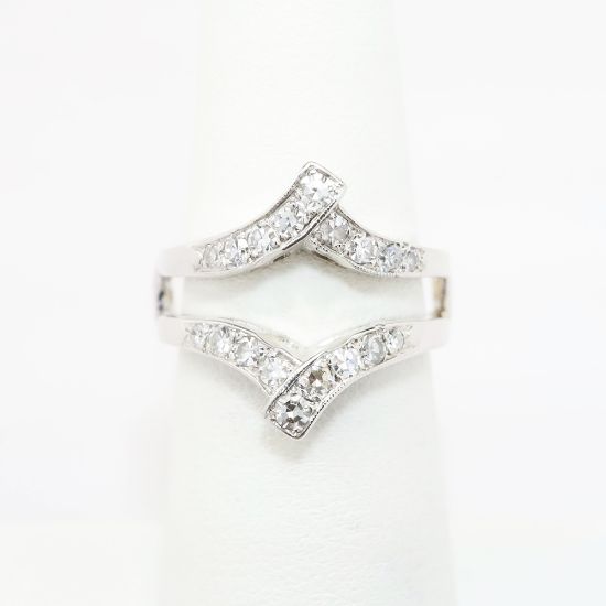 Picture of 0.66ct Diamond Insert Ring in 14k White Gold