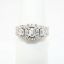 Picture of Emerald Cut Diamond 3-Stone Ring in 14k White Gold