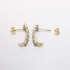 Picture of 0.85ct Diamond Earrings in 10k Two-Tone Gold