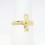 Picture of Crucifix Ring in 14k Yellow Gold