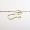 Picture of Three Linked Circles Necklace in 14k Yellow Gold