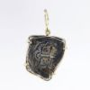 Picture of 1715 Fleet 4 Reale Treasure Coin Pendant in a 14k Yellow Gold Bezel