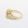 Picture of Crown of Light 'Dancing' en Tremblant Diamond Ring in 14k Yellow Gold