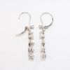 Picture of 1.25ct Diamond Drop Earrings in 14k White Gold