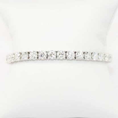 Picture of 17.50ct Diamond Tennis Bracelet in 18k White Gold