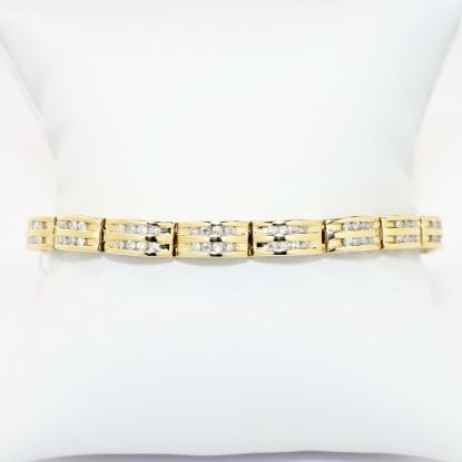 Picture of 2.00ct Channel Set Diamond Bracelet in 14k Yellow Gold