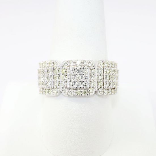 Picture of 3.50ct Pave Set Diamond Ring in 10k White Gold