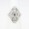 Picture of Antique Art Deco Platinum & Diamond Ring, 1.00ct