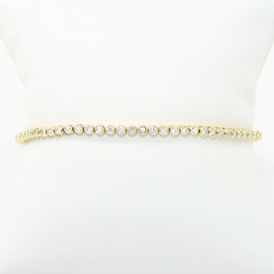 Picture of 1.50ct Diamond Tennis Bracelet in 18k Yellow Gold