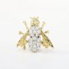 Picture of 1.00ct Diamond Bee Brooch/Scatter Pin in 14k Yellow Gold