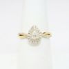 Picture of 0.60 Pear Shaped Diamond Ring in 14k Yellow Gold