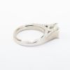 Picture of Palladium & 1.35ct Square Modified Brilliant Cut Diamond Solitaire Ring 