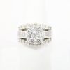 Picture of 3.75ct Diamond Cluster Ring in 14k White Gold