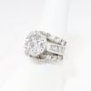 Picture of 3.75ct Diamond Cluster Ring in 14k White Gold