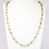 Picture of Custom Crafted Stirrup Chain Necklace in 14k Two-Tone Gold