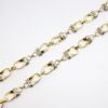 Picture of Custom Crafted Stirrup Chain Necklace in 14k Two-Tone Gold