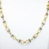 Picture of Custom Crafted Stirrup Chain Necklace in 14k Two-Tone Gold