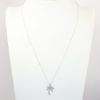 Picture of Palm Tree Pendant Necklace in 14k White Gold