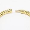 Picture of Spiral/Twisted Hinged Bangle Bracelet in 18k Yellow Gold