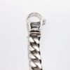 Picture of Men's Modified Curb Link Chain Bracelet in 18k White Gold