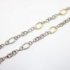 Picture of Phillip Gavriel Oval Link Chain Necklace in Sterling Silver & 18k Yellow Gold