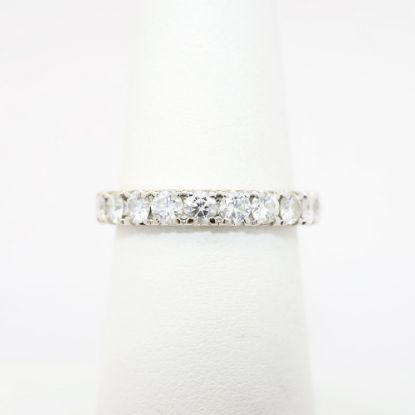 Picture of 0.85ct Diamond Band Ring in 18k White Gold